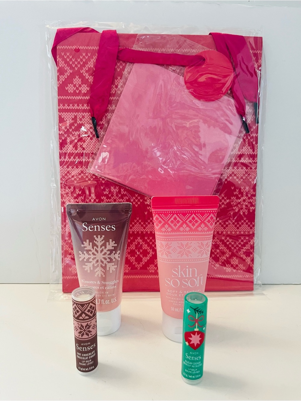 Avon Skin So Soft & S'Mores Hand Creams & Hot Chocolate & Sugar Cookie Lip Balms